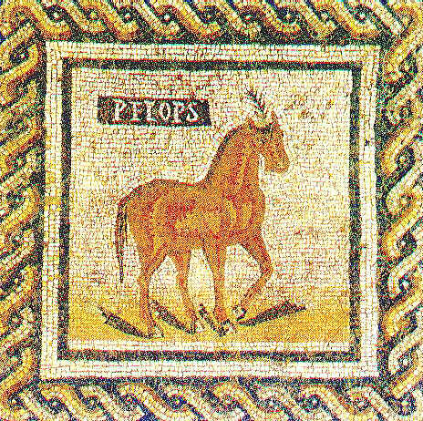  cheval en mosa&iuml;que