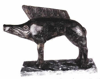 sanglier en bronze de Neuvy en Sullias